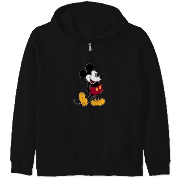 Discover Disney Mickey Mouse Classic Pose Zip Hoodies