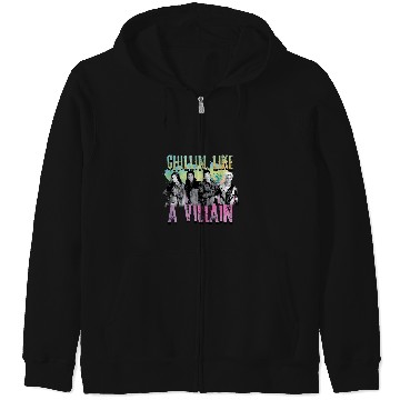 Discover Disney Descendants Chillin Like A Villain Zip Hoodies