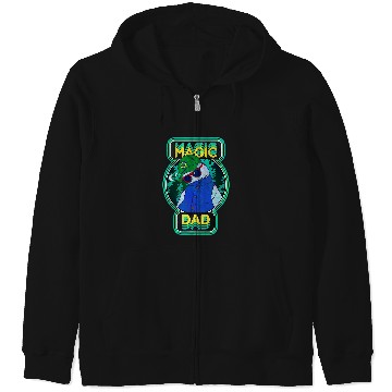 Discover Disney Pixar Onward Magic Dad Retro Portrait Zip Hoodies