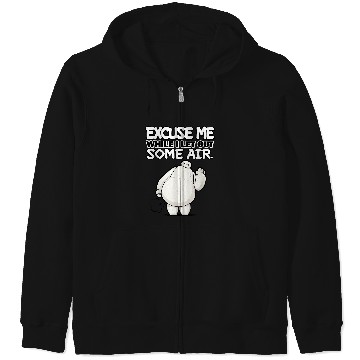 Discover Disneyss Big Hero 6 Excuse Me While I Let Out Some Air Funny Zip Hoodies