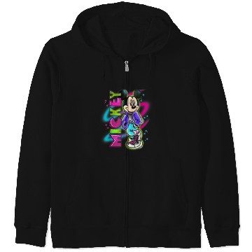Discover Disneyss Mickey Mouse Airbrush Zip Hoodies