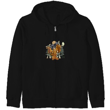 Discover Disney Brother Bear Moose Bear Midnight Mountain Zip Hoodies