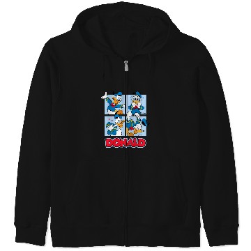 Discover Disney - Donald Duck Grid Zip Hoodies
