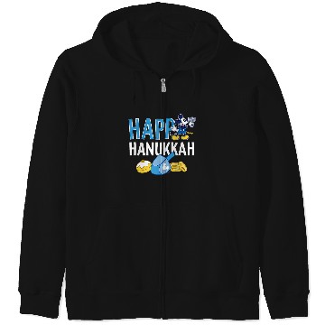 Discover Disney - Mickey Happy Hanukkah Raglan Baseball Tee Zip Hoodies