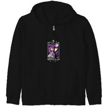 Discover Disney Nightmare Before Christmas Jack and Sally Zip Hoodies
