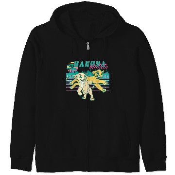 Discover Disneyss Lion King Retro Simba Nala 90s Hakuna Matata Zip Hoodies