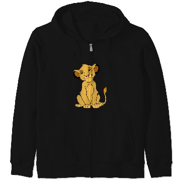 Discover Disneyss Lion King Classic Simba Cosplay Zip Hoodies