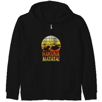 Discover Disneyss Lion King Simba Hakuna Matata Sunset C1 Zip Hoodies
