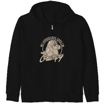 Discover Disneyss Snow White And The Seven Dwarfs I'm Grumpy Zip Hoodies