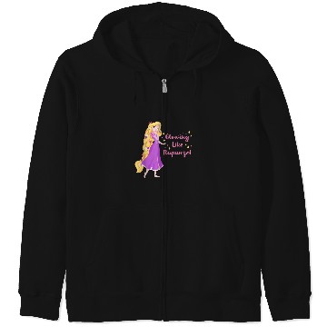 Discover Disney Princess Glowing Like Rapunzel Zip Hoodies