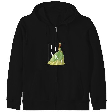 Discover Disney Princess Tiana Character Box Zip Hoodies