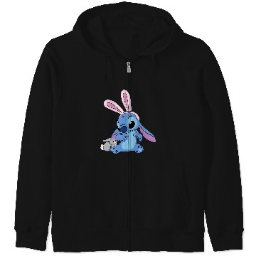 Discover Disney Stitch with Easter Bunny Zip Hoodies