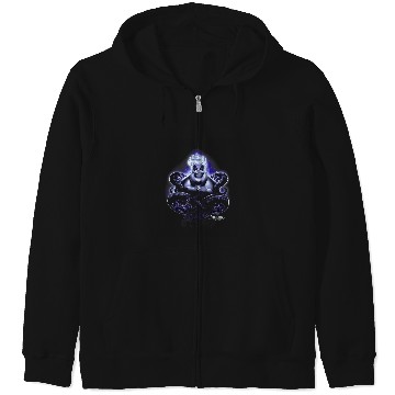 Discover Disney Villains Ursula Dark Portrait Zip Hoodies