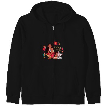 Discover Disney Moana 2 Moana Simea Pua Heihei Shared Hearts Zip Hoodies