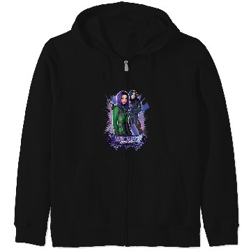 Discover Disney Descendants 3 Mal and Evie Wicked Friends Zip Hoodies