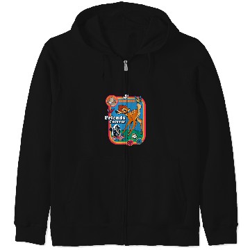 Discover Disney Classic Bambi Friends Forever Zip Hoodies