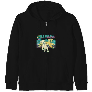 Discover Disney Lion King Retro Simba & Nala 90s Hakuna Matata Zip Hoodies
