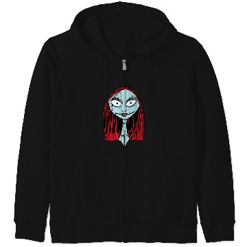 Discover Disneyss The Nightmare Before Christmas Sally Big Faces Zip Hoodies