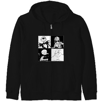 Discover Disneyss Nightmare Before Christmas Four Box Zip Hoodies