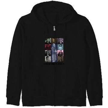 Discover Gilmore Girls Eras Tour Poster Zip Hoodies