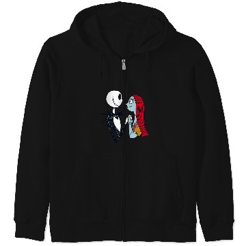 Discover Disney The Nightmare Before Christmas Jack and Sally Zip Hoodies