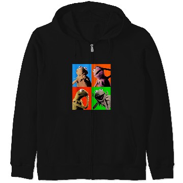 Discover Disneyss The Muppets K the frog Pop Art Zip Hoodies