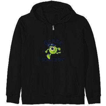 Discover Disney Pixar Monsters University Scare Student Mike Portrait Zip Hoodies