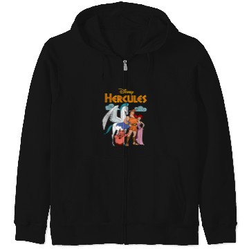 Discover Disney Hercules Classic Group Shot Vintage Zip Hoodies