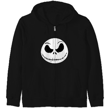 Discover Disneyss The Nightmare Before Christmas Jack Big Faces Zip Hoodies