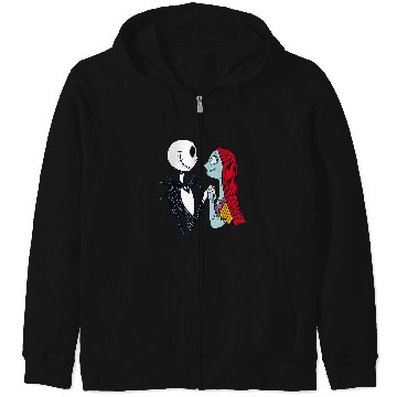 Discover Disneyss The Nightmare Before Christmas Jack And Sally Zip Hoodies