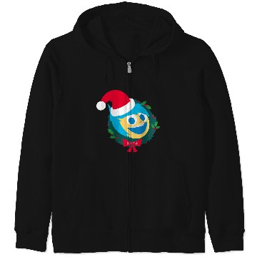 Discover Disneyss And Pixarss Inside Out 2 Santa Joy Christmas Holiday Zip Hoodies