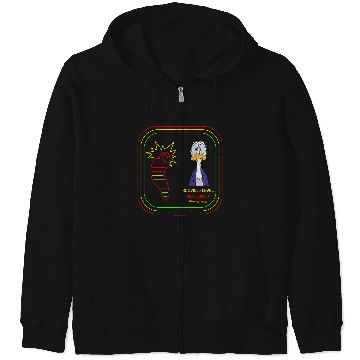 Discover Disneyss Hot Ones Donald Duck Scoville Level 90000000 Retro Zip Hoodies