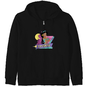 Discover Disneyss Aladdin Retro 90s Couples Matching Princess Jasmine Zip Hoodies