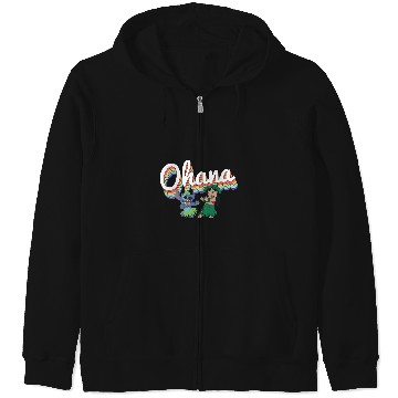 Discover Disney Lilo Stitch Pride Ohana Rainbow Zip Hoodies