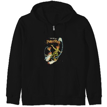 Discover Disney Peter Pan Darling Flight Vintage Graphic Zip Hoodies