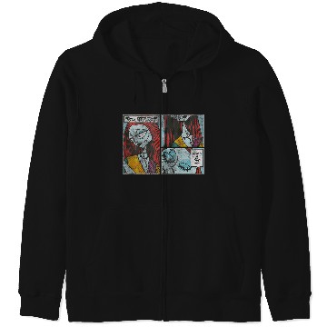 Discover Disneyss The Nightmare Before Christmas Sally Comic Big Panels Zip Hoodies