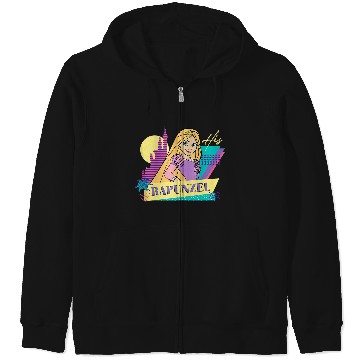 Discover Disneyss Tangled Retro 90s Couples Matching His Rapunzel Zip Hoodies