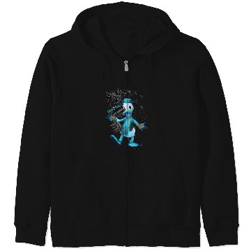 Discover Disneyss Kingdom Hearts Danald Duck Tron Crossover Portrait Zip Hoodies