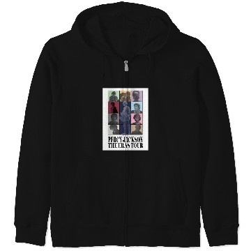 Discover Percy Jackson Eras Tour Poster Zip Hoodies