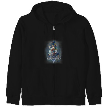 Discover Disneyss Kingdom Hearts Ii Classic Epic Group shots Poster Zip Hoodies