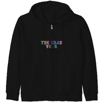 Discover Eras Tour Sticker Chicago Zip Hoodies