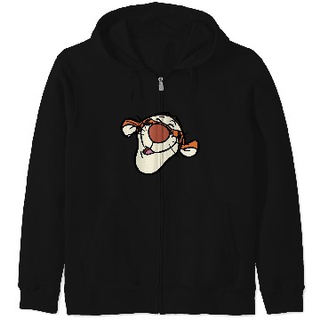 Discover Disneyss Winnie The Pooh Tigger Happy Big Faces Costume Zip Hoodies
