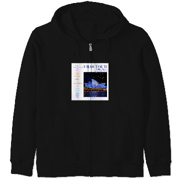 Discover Eras Tour Setlist - Sydney Night 4 Zip Hoodies