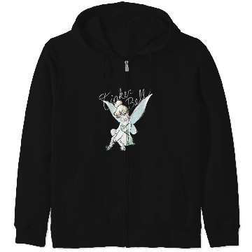 Discover Disneyss Tinker Bell Sitting Zip Hoodies