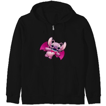 Discover Disney Halloween Angel The Vampire Bat Zip Hoodies