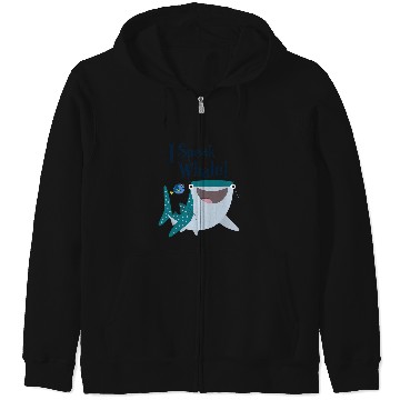 Discover Disney Pixar Finding Dory Destiny amp; Dory I Speak Whale Logo Zip Hoodies