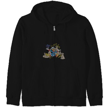 Discover Disney Ducktales Scrooge McDuck Coins Zip Hoodies