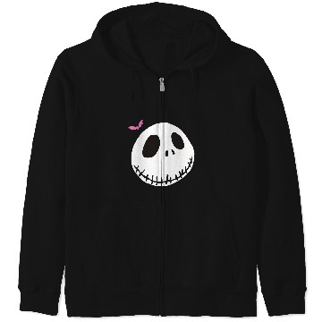 Discover Disney The Nightmare Before Christmas Jack and Bat Zip Hoodies