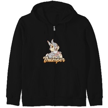 Discover Disney Bambi Thumper Classic Portrait Zip Hoodies