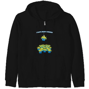 Discover Disney Pixar Toy Story I Have Been Chosen Cute Aliens Logo Zip Hoodies
